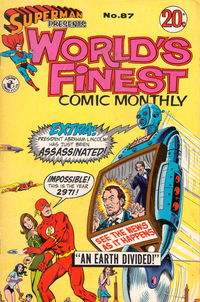 Superman Presents World's Finest Comic Monthly (Colour Comics, 1965 series) #87 July 1972