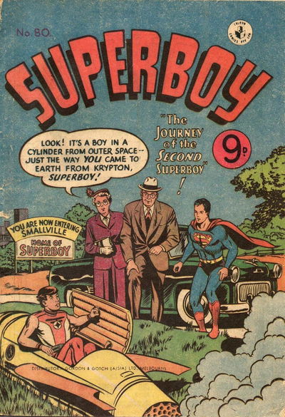 Superboy (Colour Comics, 1950 series) #80 [October 1955]