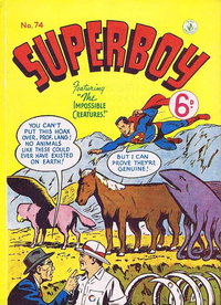 Superboy (Colour Comics, 1950 series)  #74 ([April 1955?])