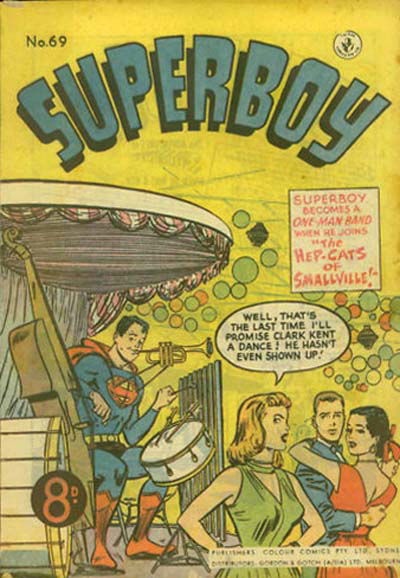 Superboy (Colour Comics, 1950 series) #69 [October 1954?]