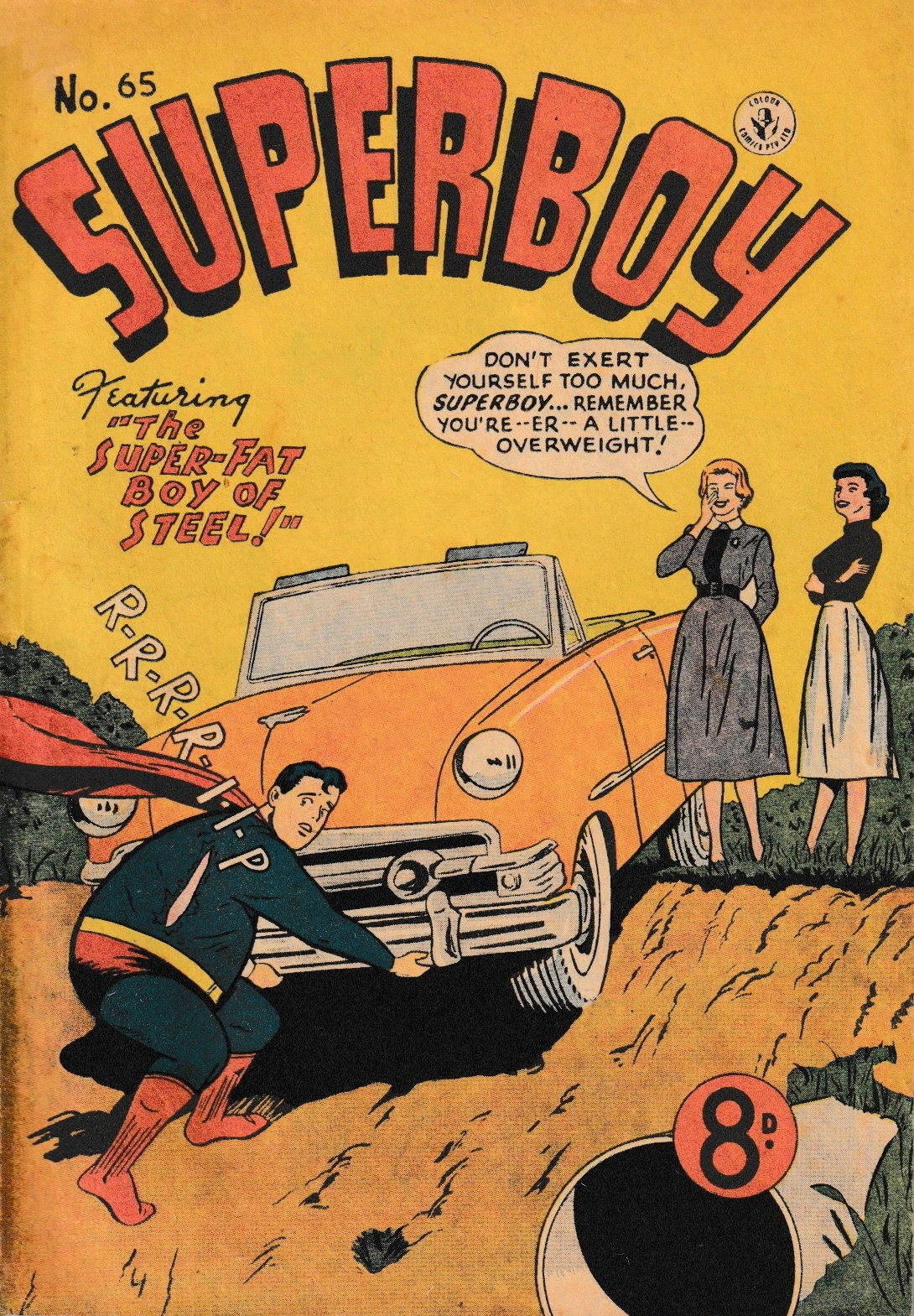 Superboy (Colour Comics, 1950 series) #65 ([June 1954?])