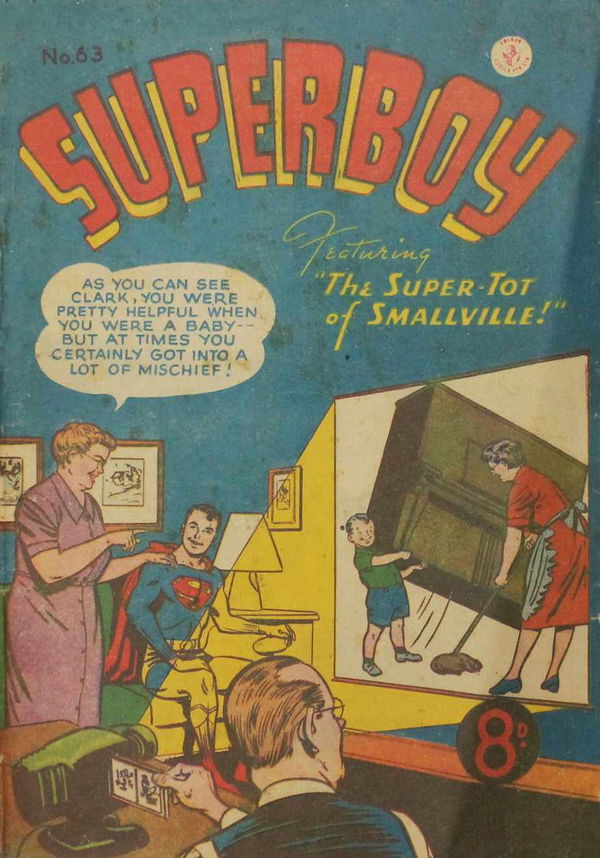 Superboy (Colour Comics, 1950 series) #63 ([April 1954?])