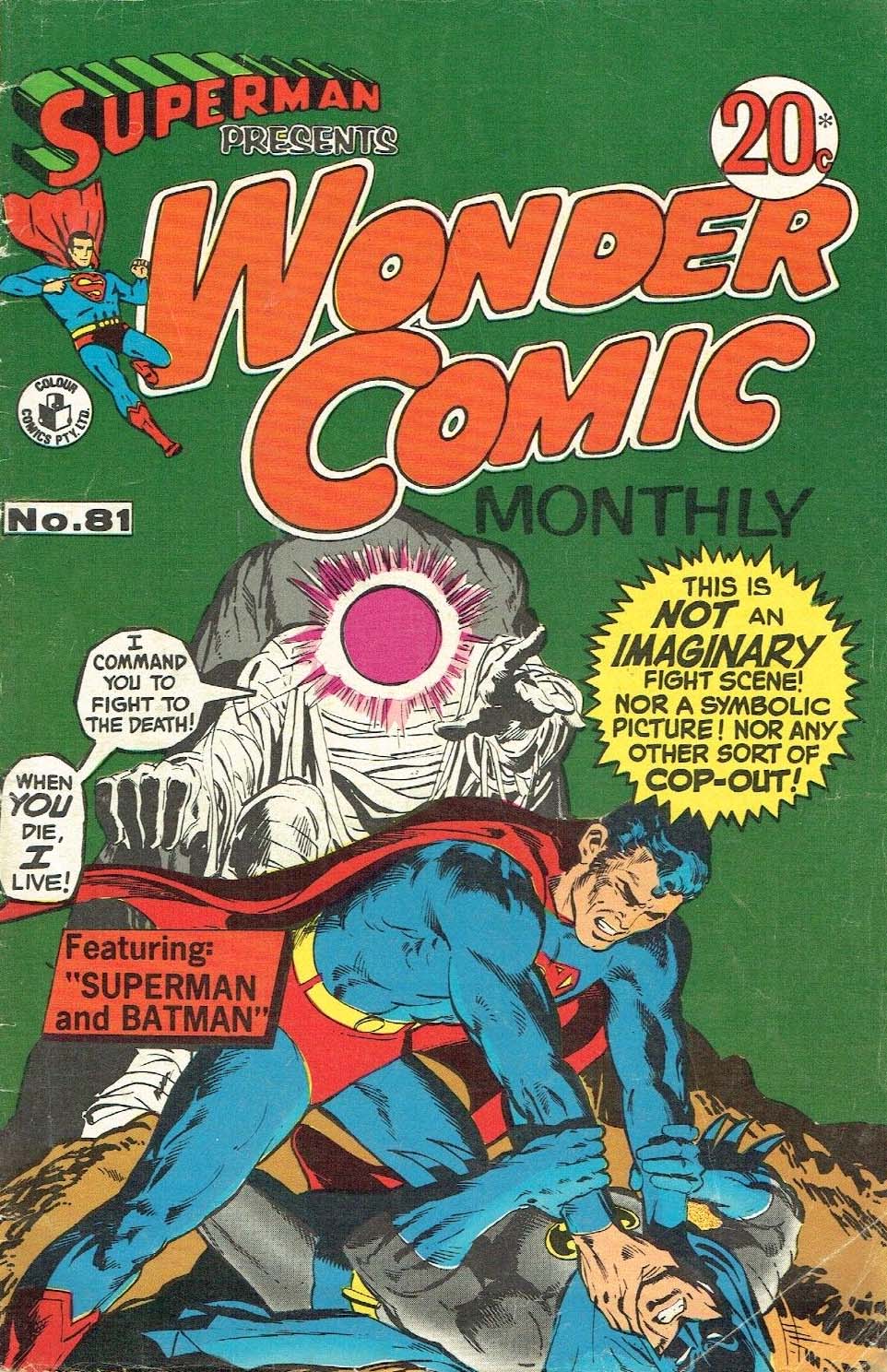 Superman Presents Wonder Comic Monthly (Colour Comics, 1965 series) #81 ([January 1972?])