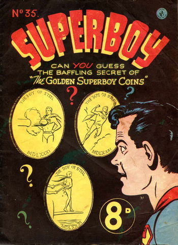 The Golden Superboy Coins