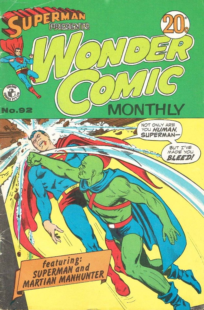 Superman Presents Wonder Comic Monthly (Colour Comics, 1965 series) #92 ([December 1972?])