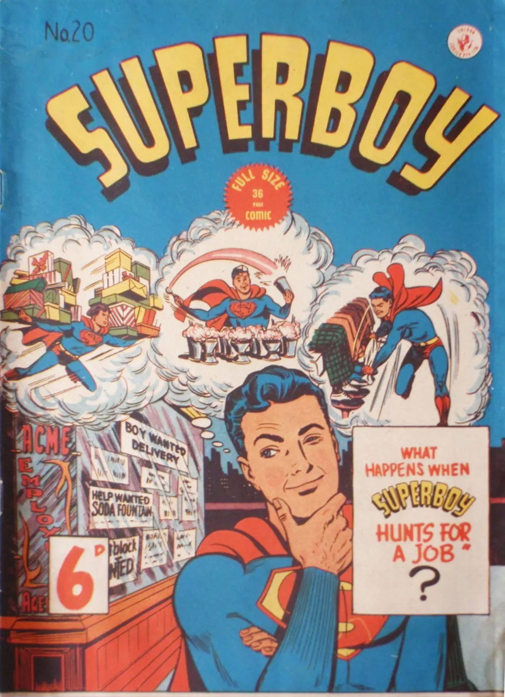 Superboy (Colour Comics, 1949 series) #20 ([September 1950?])