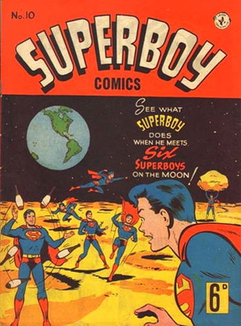 Six Superboys on the Moon!