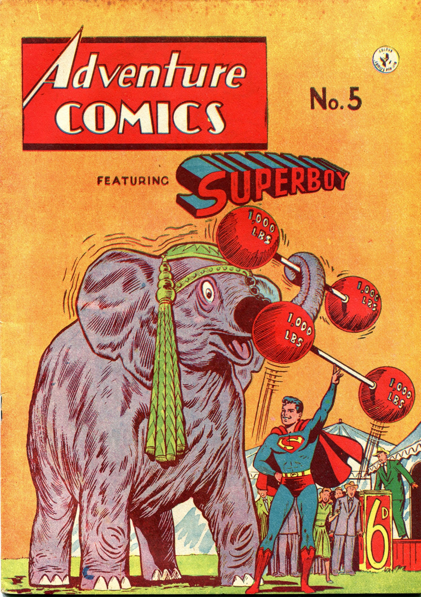 Adventure Comics Featuring Superboy (Color Comics, 1949 series) #5 ([June 1949?])
