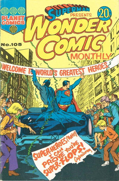 Superman Presents Wonder Comic Monthly  #105 ([January 1974?])