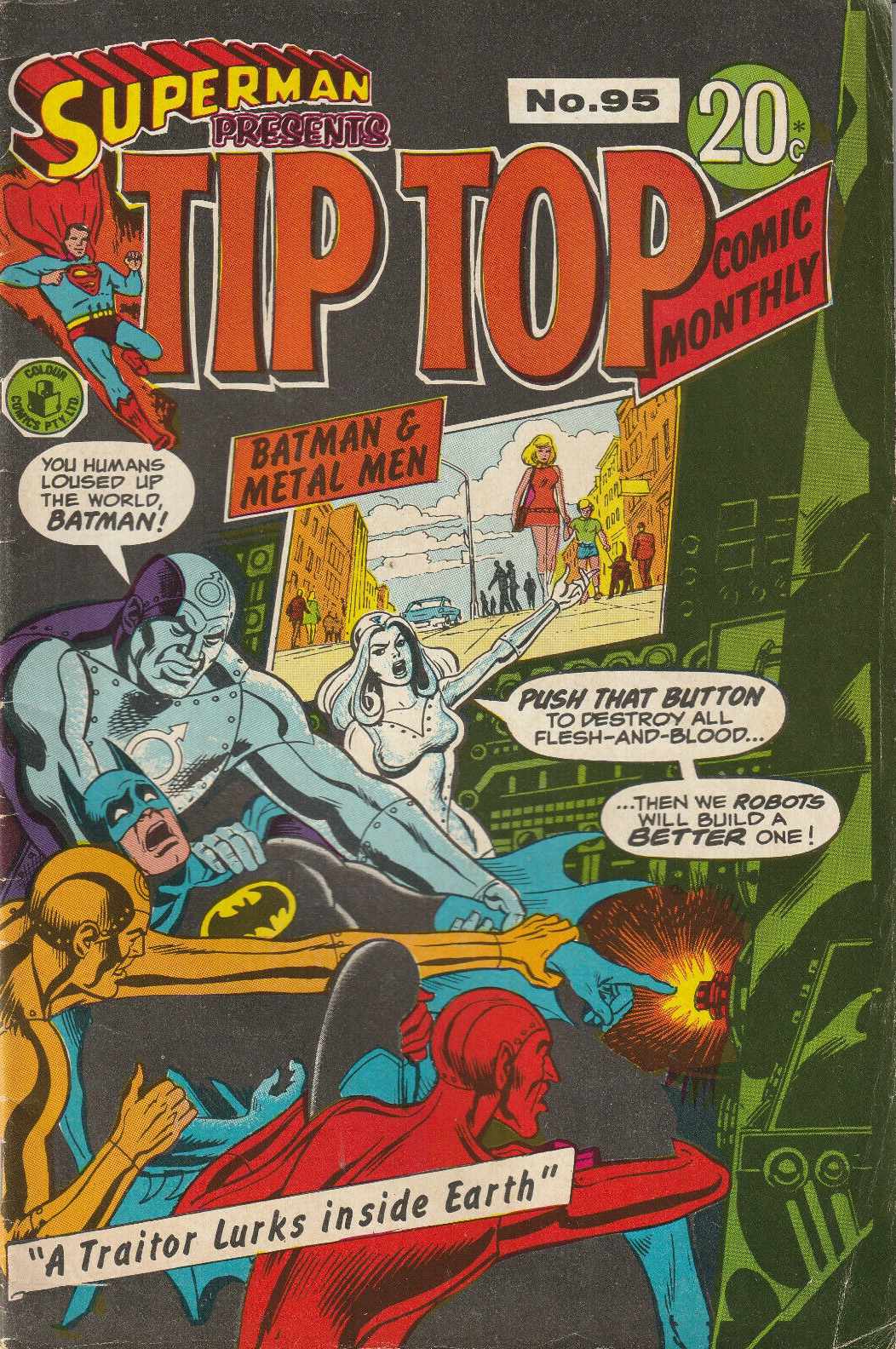 Superman Presents Tip Top Comic Monthly (Colour Comics, 1965 series) #95 ([April 1973?])