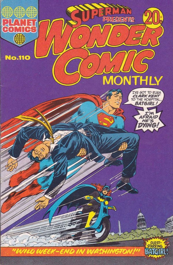 Superman Presents Wonder Comic Monthly (KG Murray, 1973 series) #110 ([June 1974])