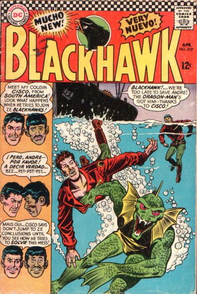 Blackhawk (DC, 1957 series) #219 (April 1966)