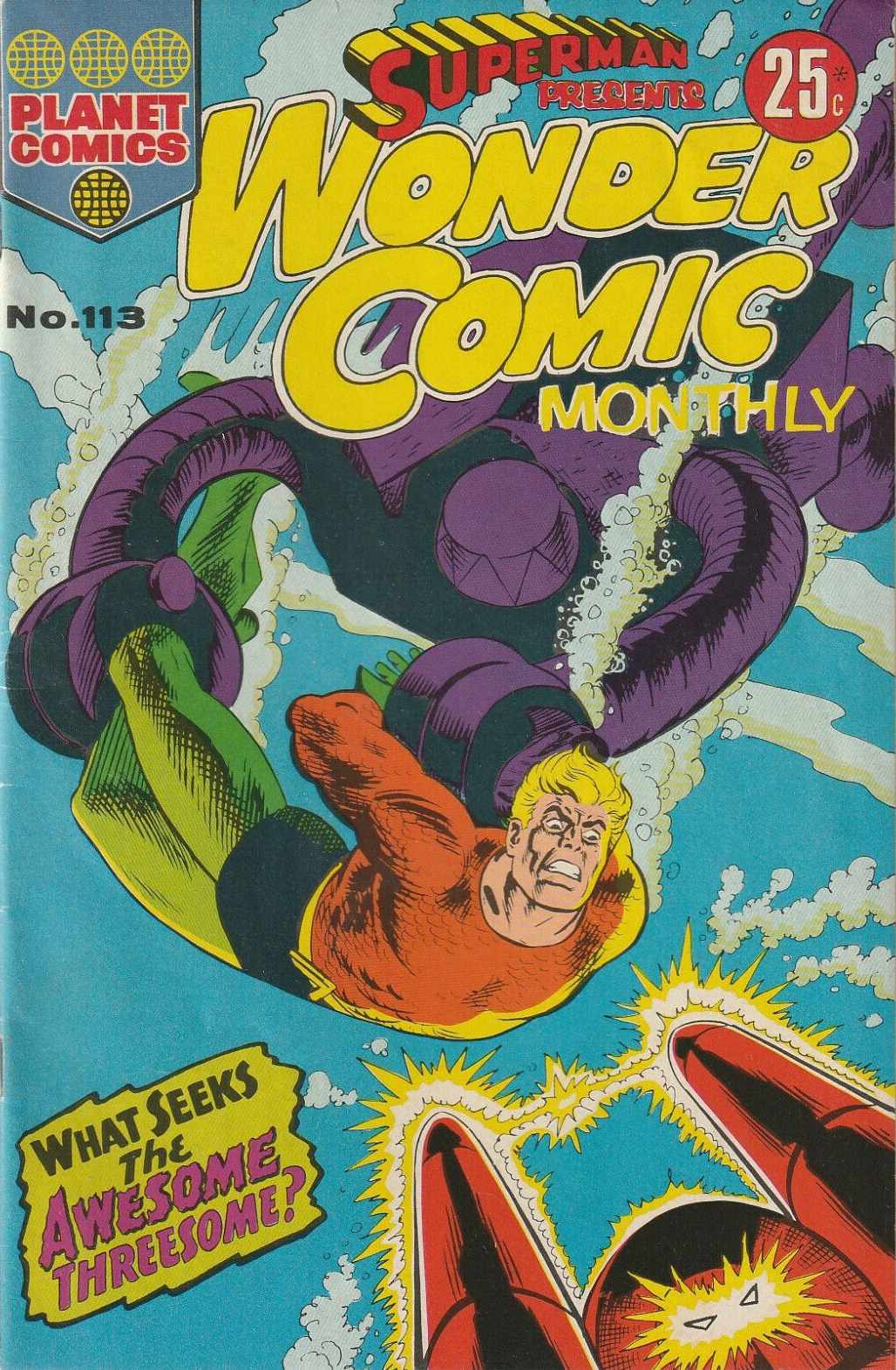Superman Presents Wonder Comic Monthly (KG Murray, 1973 series) #113 ([September 1974?])