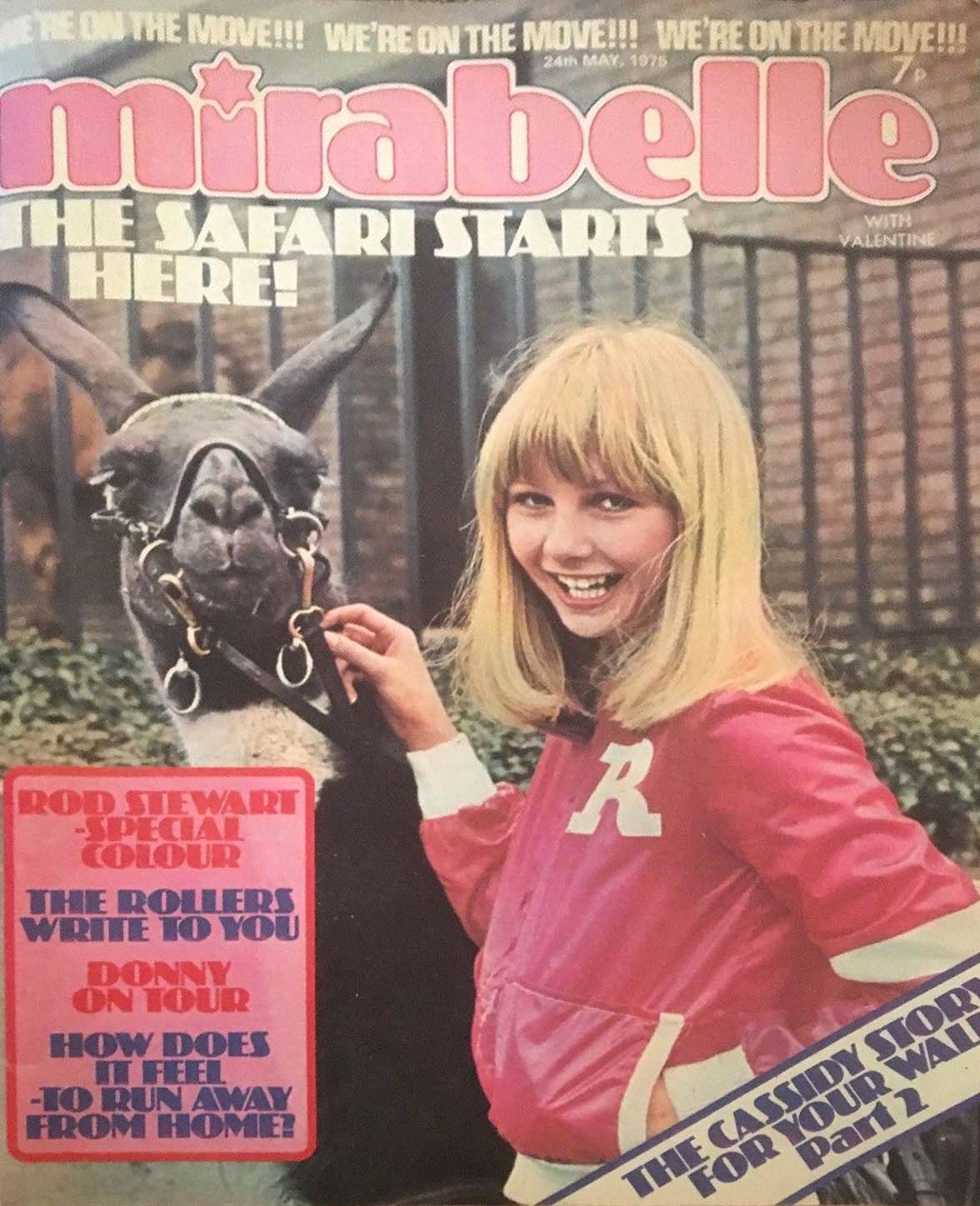Mirabelle (IPC, 1968? series) 24 May 1975 — with Valentine (24 May 1975)