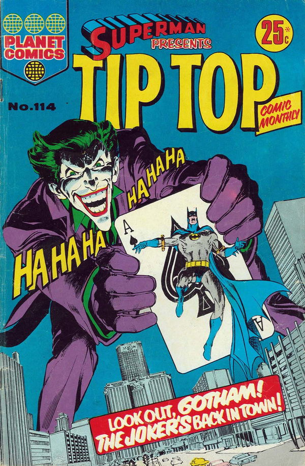 Superman Presents Tip Top Comic Monthly (KG Murray, 1973 series) #114 ([October 1974?])