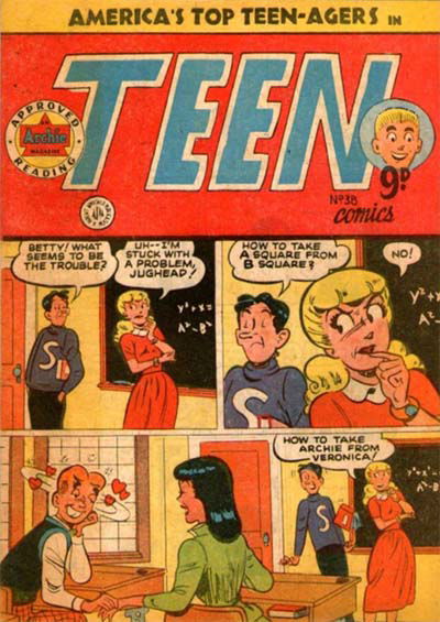 Teen Comics (HJ Edwards, 1952 series) #38 ([July 1955?])