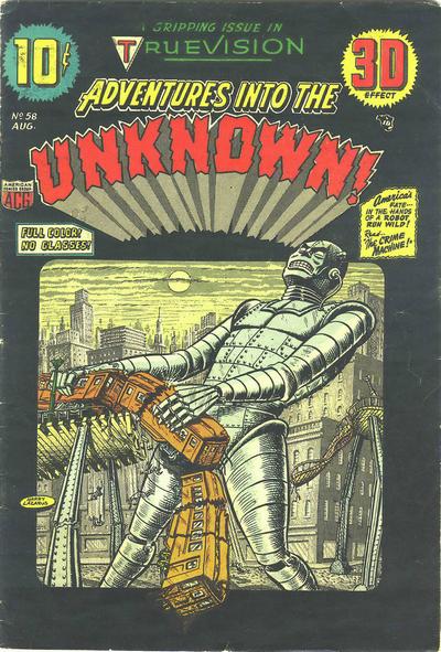 Adventures into the Unknown  #58 (August 1954)