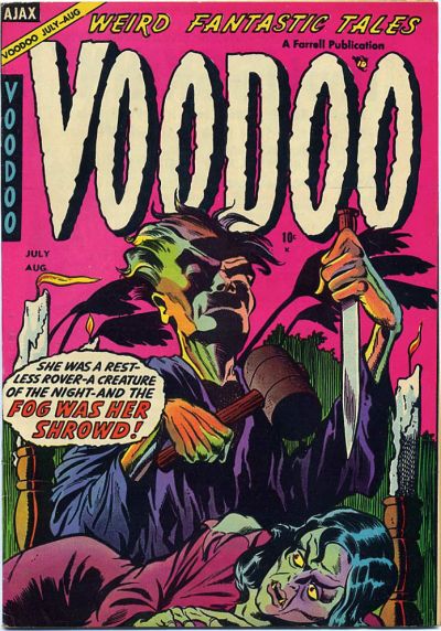 Voodoo (Farrell, 1952 series) #16 (July-August 1954)