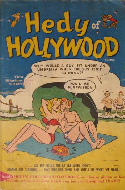 Hedy of Hollywood Comics (Transport, 1952? series) #1 August 1952