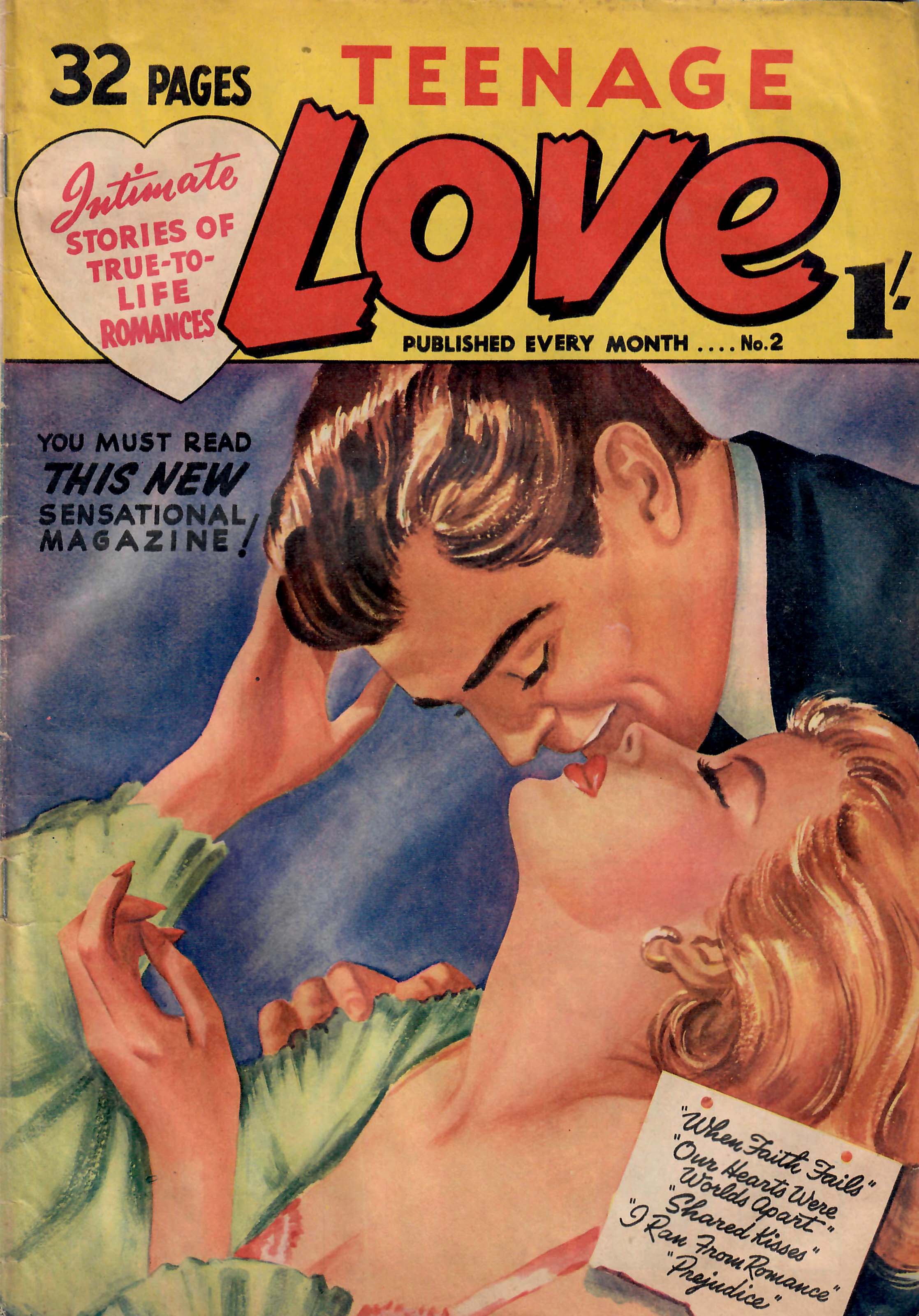 Teenage Love (Young's, 1952? series) #2 ([1952?])