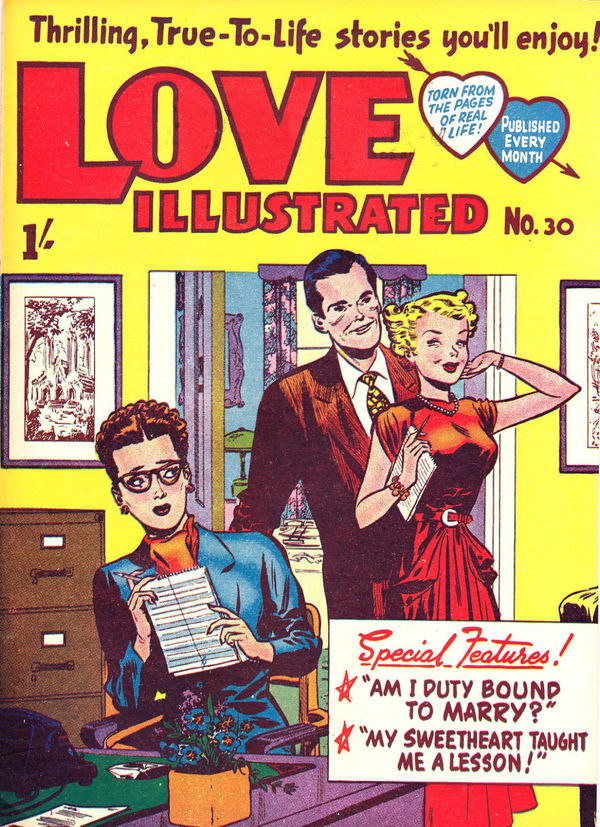 Love Illustrated (Barmour, 1952 series) #30 ([June 1953?])