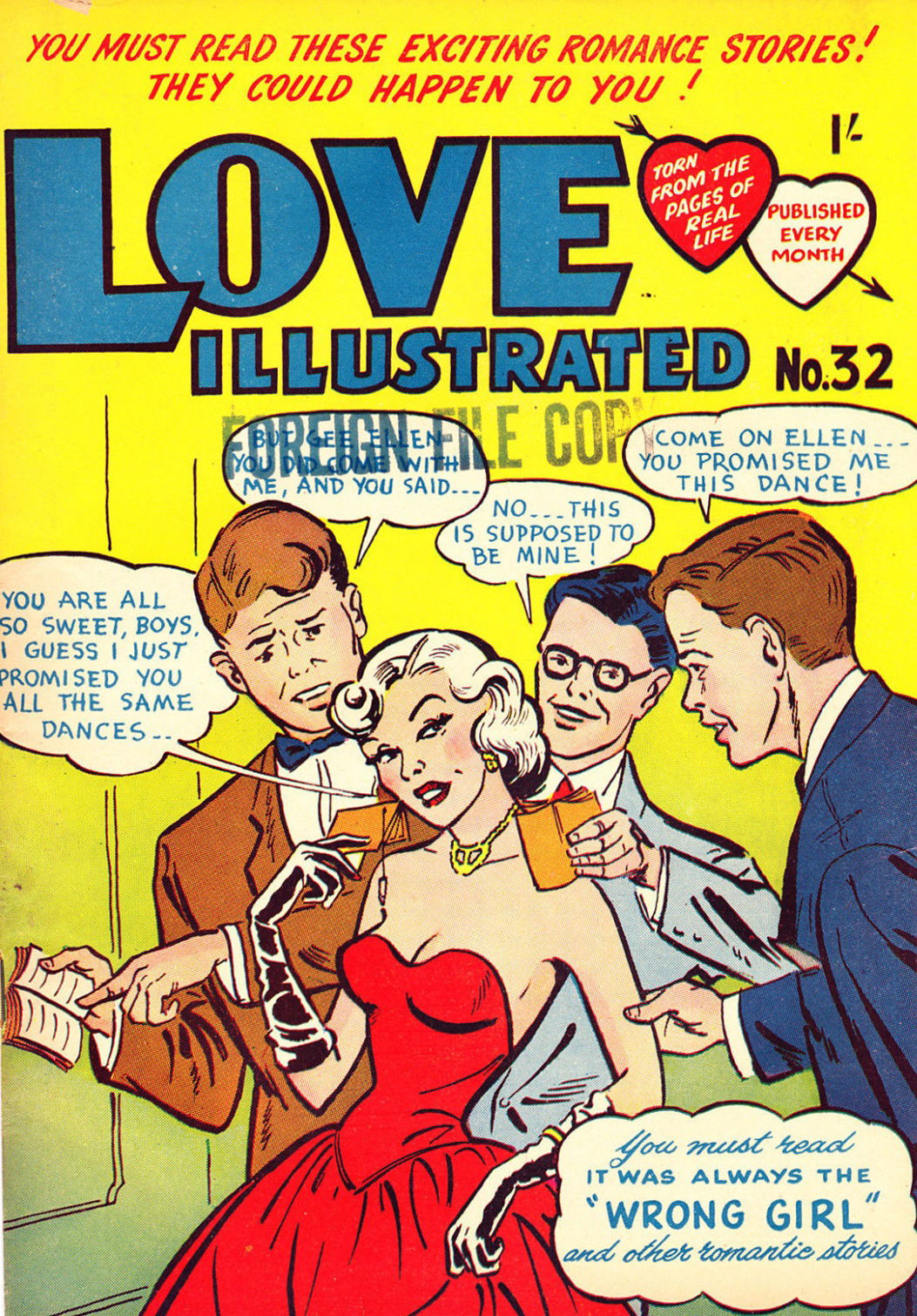 Love Illustrated (Barmour, 1952 series) #32 ([August 1953?])