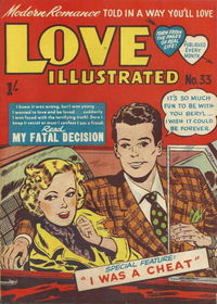 Love Illustrated (Barmour, 1952 series) #33 [September 1953?]