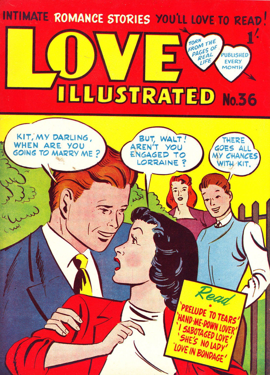 Love Illustrated (Barmour, 1952 series) #36 ([December 1953?])