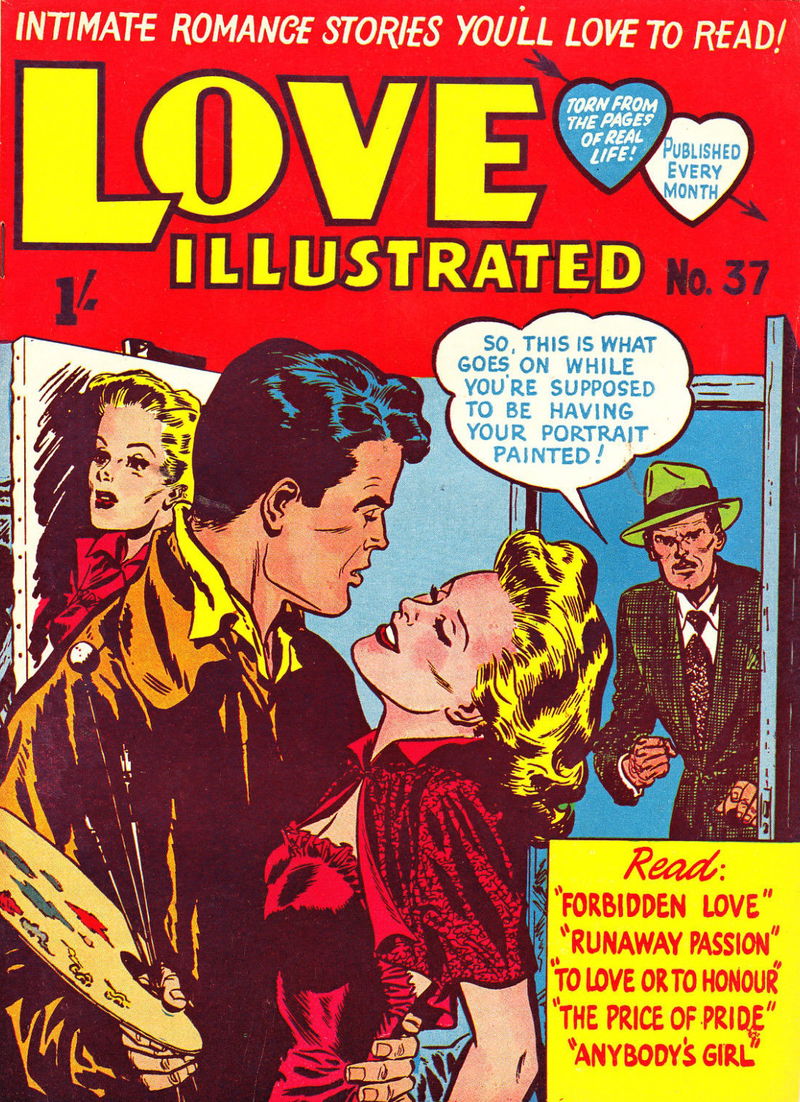 Love Illustrated (Barmour, 1952 series) #37 ([January 1954?])