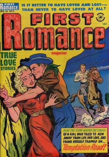 First Romance Magazine (Harvey, 1949 series) #18 October 1952