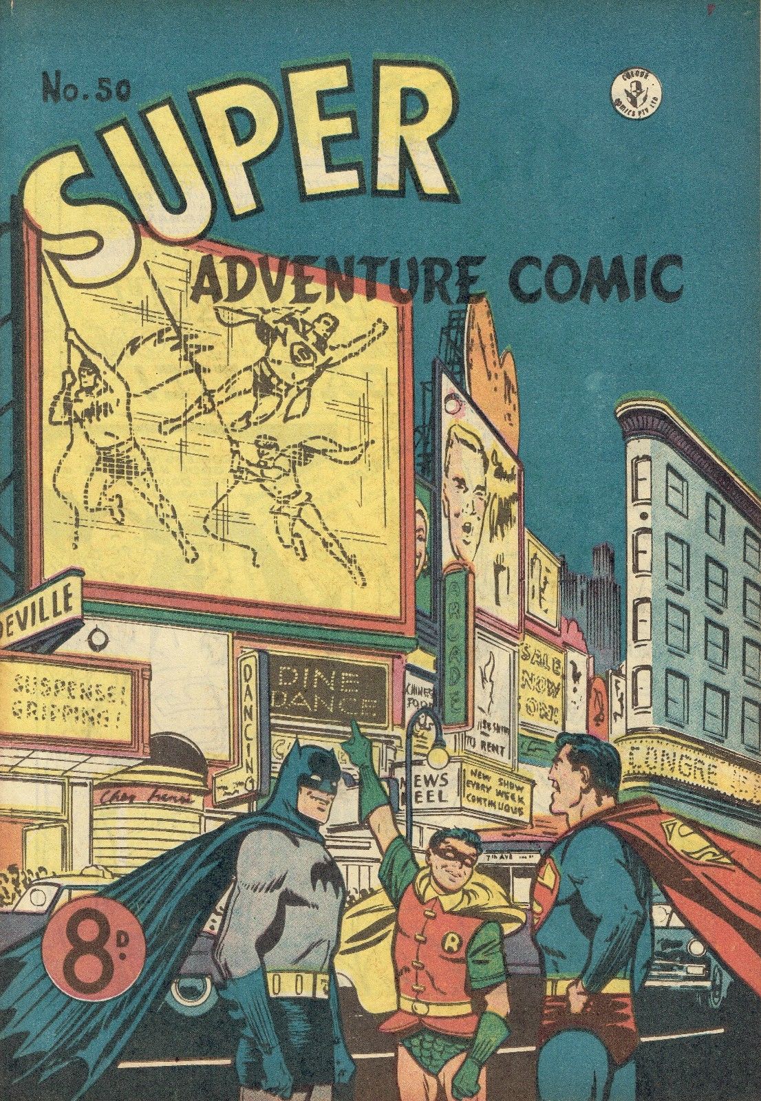 Super Adventure Comic (Colour Comics, 1950 series) #50 ([August 1954])
