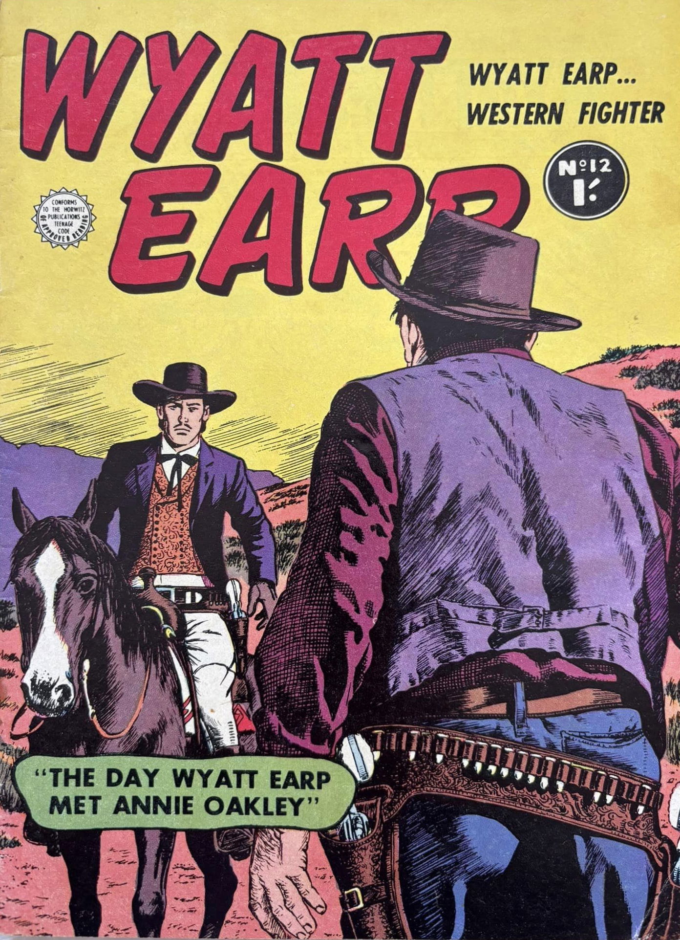 Wyatt Earp (Horwitz, 1957 series) #12 ([October 1958?])