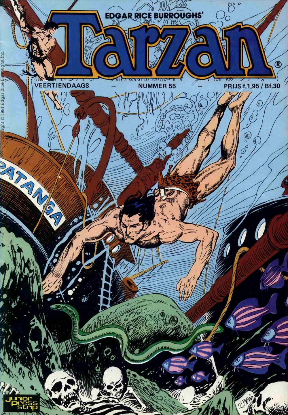 Tarzan (Juniorpress, 1979 series) #55 ([March 1981?])