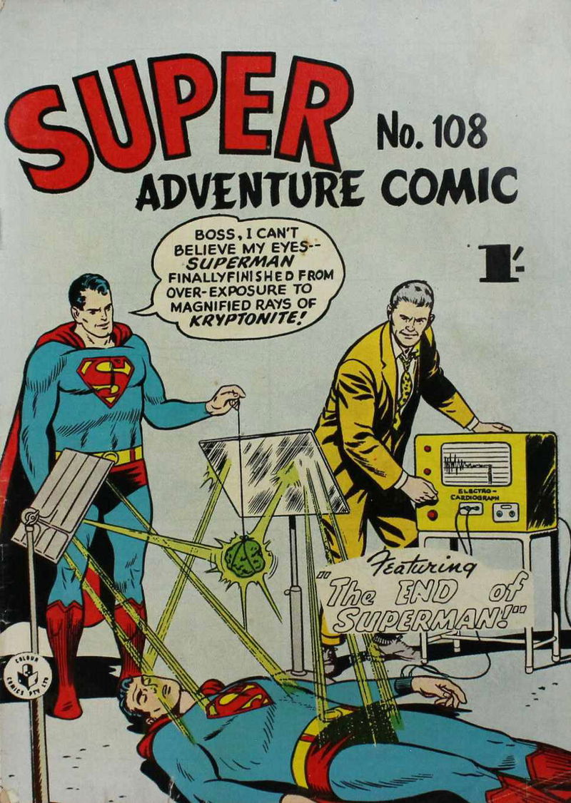 Super Adventure Comic (Colour Comics, 1950 series) #108 ([June 1959?])