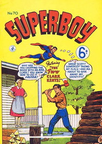 Superboy (Colour Comics, 1950 series)  #70 ([December 1954]) — The Two Clark Kents!