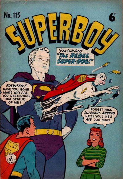 Superboy (Colour Comics, 1950 series) #115 [September 1958]