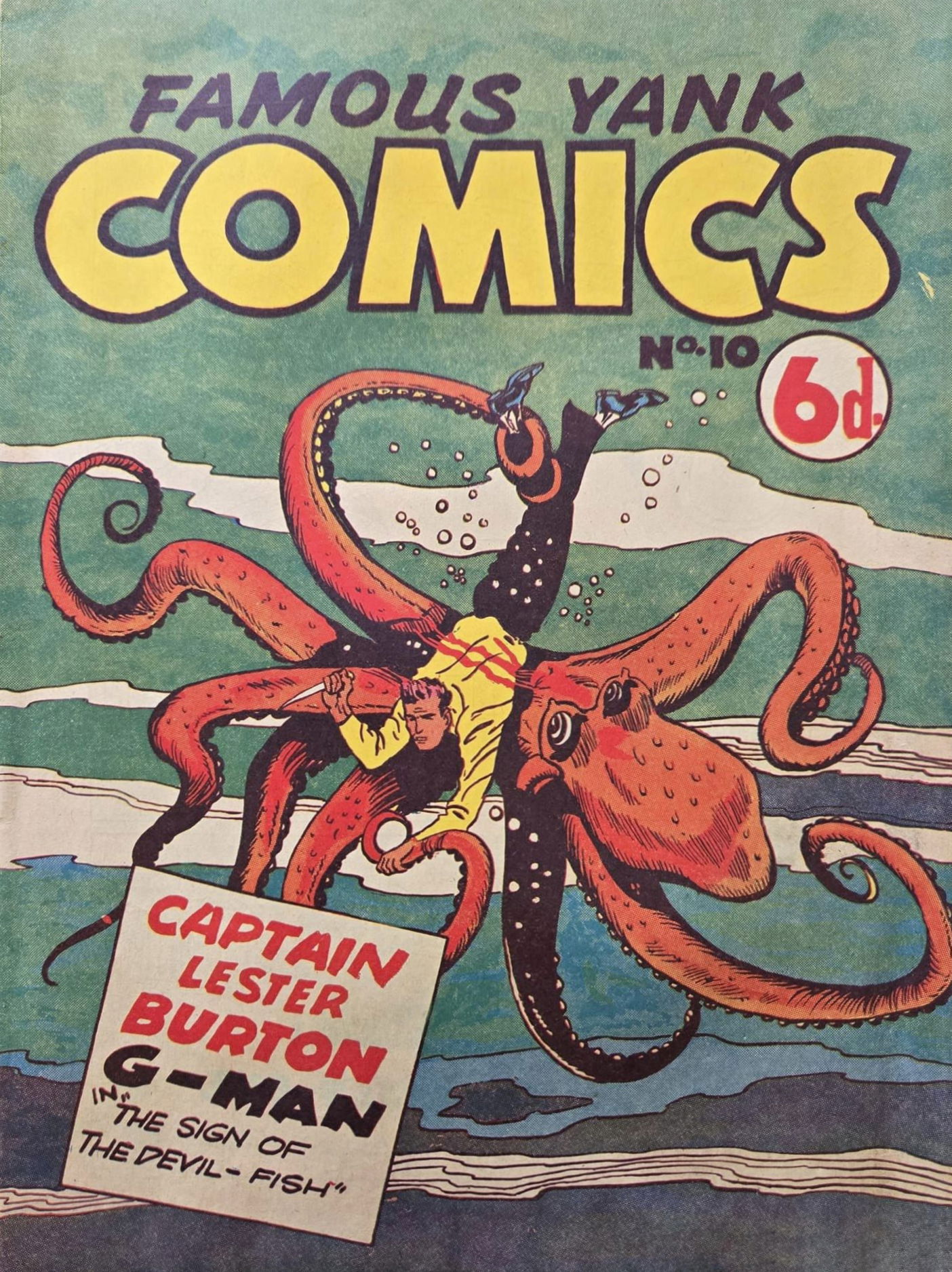 Famous Yank Comics (Ayers & James, 1950 series) #10 ([December 1950?])
