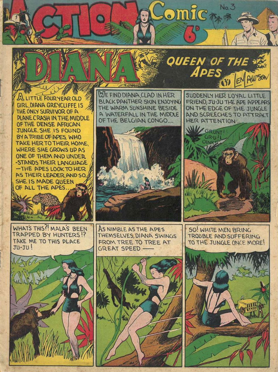 Action Comic (Peter Huston, 1946 series) #3 ([October 1946])