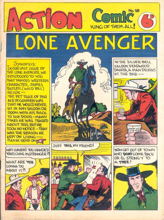 Action Comic (Peter Huston, 1946 series) #10 ([May 1947?])