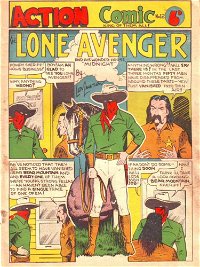 Action Comic (Peter Huston, 1946 series) #12 ([July 1947?]) —the Lone Avenger