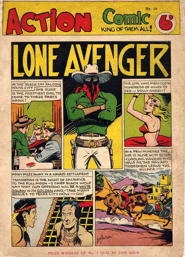 Action Comic (Leisure Productions, 1948 series) #19 ([1948?])