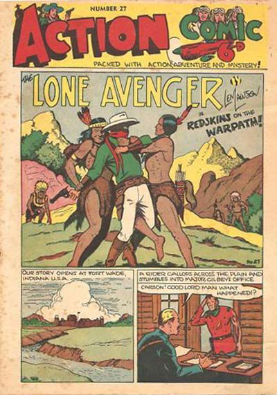Action Comic (Leisure Productions, 1948 series) #27 — The Lone Avenger ([1948?])