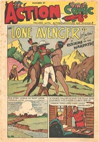 Action Comic (Leisure Productions, 1948 series) #27 ([1948?]) —The Lone Avenger