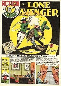 Action Comic (Leisure Productions, 1948 series) #33 ([1949?]) —The Lone Avenger