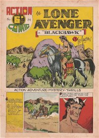 Action Comic (Leisure Productions, 1948 series) #34 ([1949?]) —The Lone Avenger