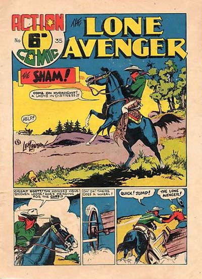 Action Comic (Leisure Productions, 1948 series) #35 — The Lone Avenger