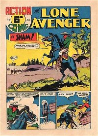 Action Comic (Leisure Productions, 1948 series) #35 ([August 1949?]) —The Lone Avenger
