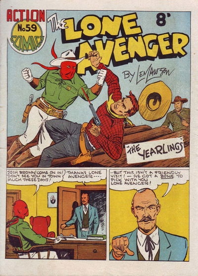 Action Comic (HJ Edwards, 1949? series) #59 — Lone Avenger