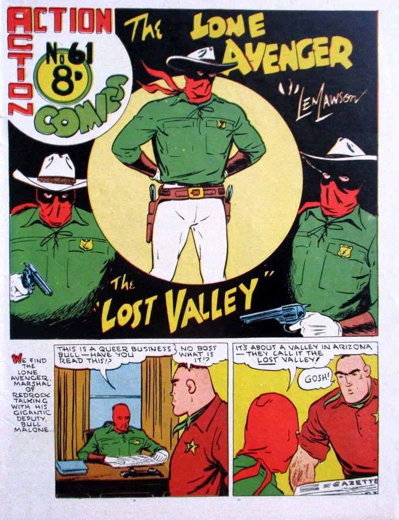 Action Comic (HJ Edwards, 1949? series) #61 (October 1951)
