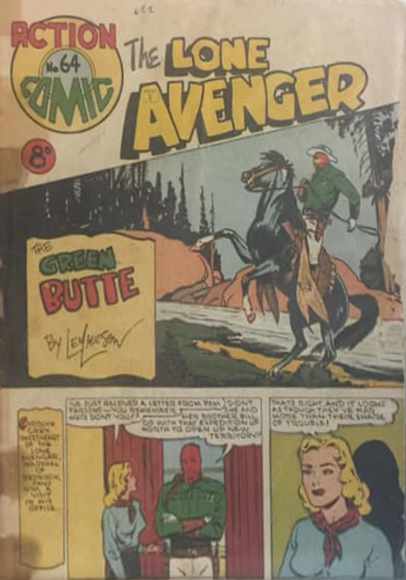 Action Comic (HJ Edwards, 1949? series) #64 ([January 1952?]) —The Lone Avenger